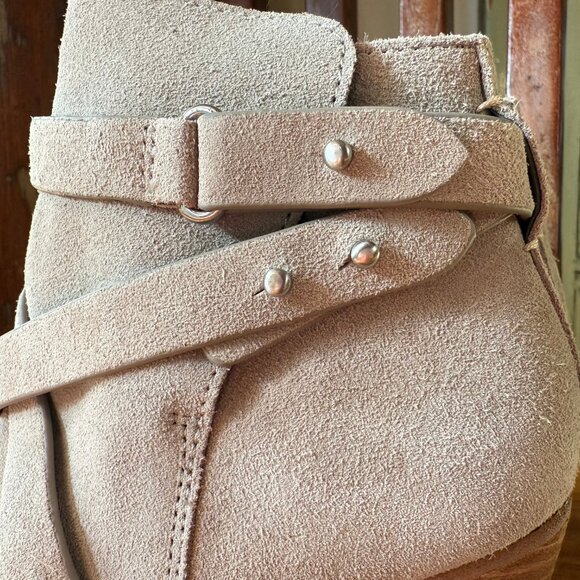 Sam Edelman Merton Suede Ankle Boots in Putty | Size 6.5 | NIB - Picture 8 of 11